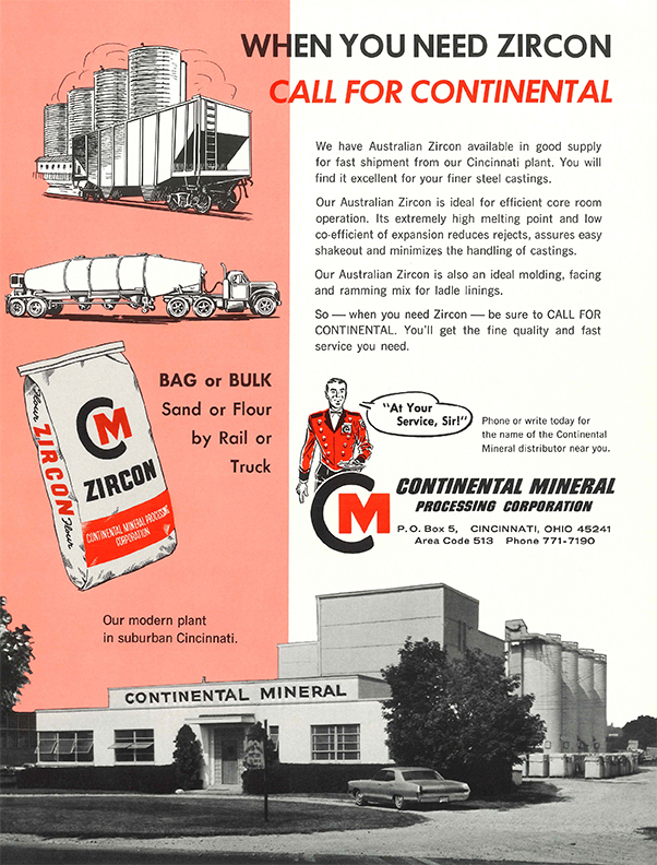 Continental Mineral Processing old ad flyer
